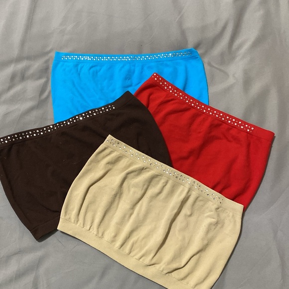 Awesome 😎 various Yahada with rhinestone top area. Bandeau. $25 for all ✨✨✨ - Picture 2 of 4